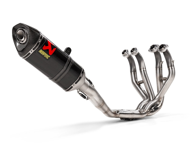 FULL SYSTEM DE CARBONO AKRAPOVIC KAWASAKI ZX-6R 2023-2025