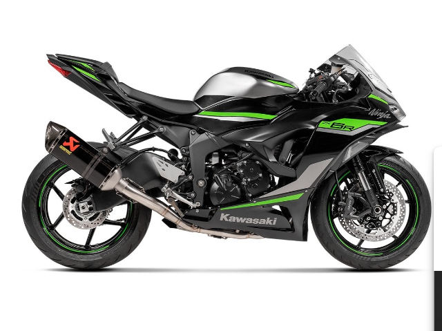 FULL SYSTEM DE CARBONO AKRAPOVIC KAWASAKI ZX-6R 2023-2025
