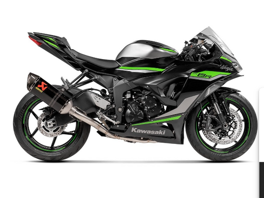 FULL SYSTEM DE CARBONO AKRAPOVIC KAWASAKI ZX-6R 2023-2025