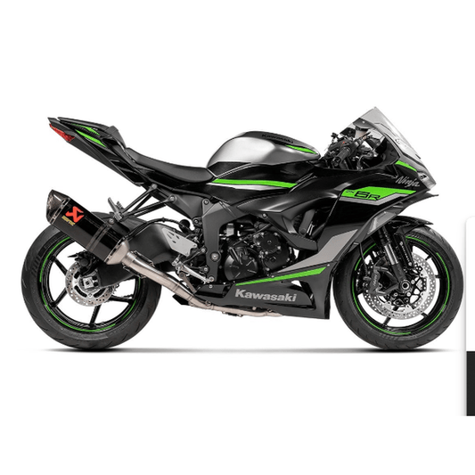 FULL SYSTEM DE CARBONO AKRAPOVIC KAWASAKI ZX-6R 2023-2025