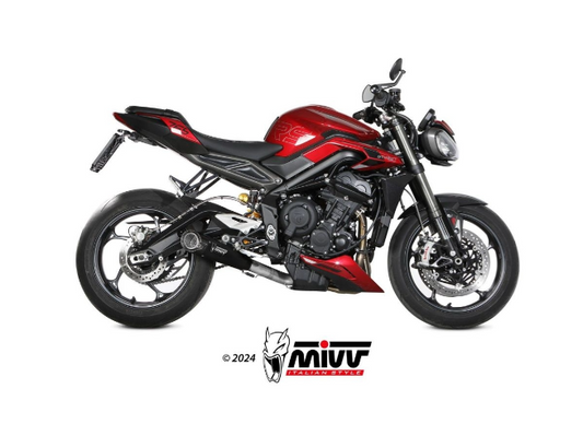 FULL SYSTEM MIVV TRIUMPH STREET TRIPLE 765 R / RS 2023+
