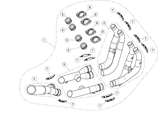 COLECTORES DE CARRERAS AKRAPOVIC INOX YAMAHA R6 2008-2024