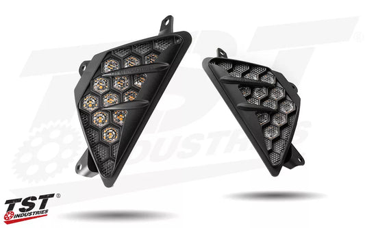 Intermitentes delanteros LED TST Nexus para Kawasaki Ninja ZX-6R 2013-2025