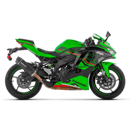 ESCAPE ARROW INDY RACE EVO DARK ALUMINIO CARBONO KAWASAKI ZX-4R