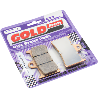 PASTILLA DE FRENO DELANTERO FA252HH SINTERIZADA S33 GOLDFREN