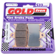 PASTILLA DE FRENO DELANTERO FA252HH SINTERIZADA S33 GOLDFREN