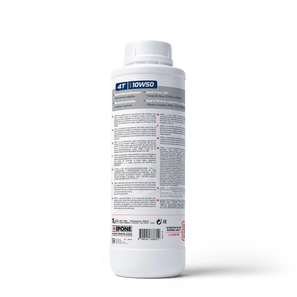 ACEITE DE MOTO STROKE 4 RACING 10W‑50 1LT