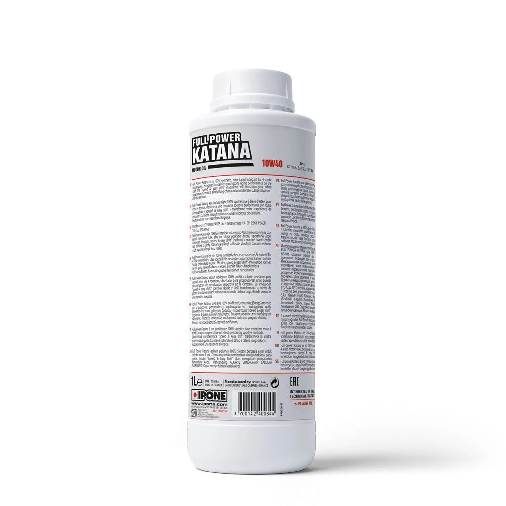 ACEITE DE MOTO IPONE FULL POWER KATANA 10W40 – 1L