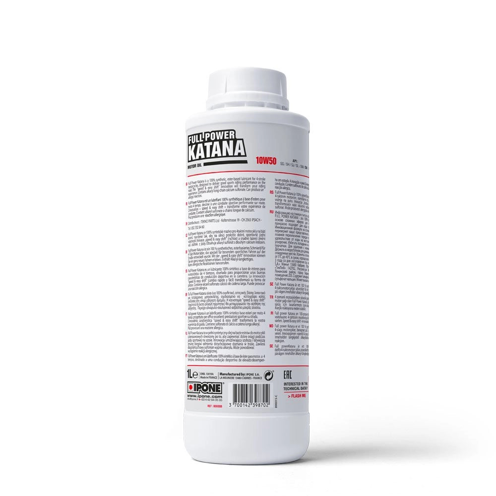 ACEITE DE MOTO IPONE FULL POWER KATANA 10W50 – 1L