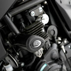 Protector de chasis R&G Aero negro para Yamaha MT-07 detalle bobbin aerodinámico