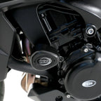 Detalle bobbin aerodinámico R&G Aero con tapa removible en GSX-S1000