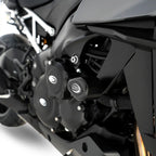 Protección de motor y chasis con crash protectors R&G Aero en Katana 2019-2026