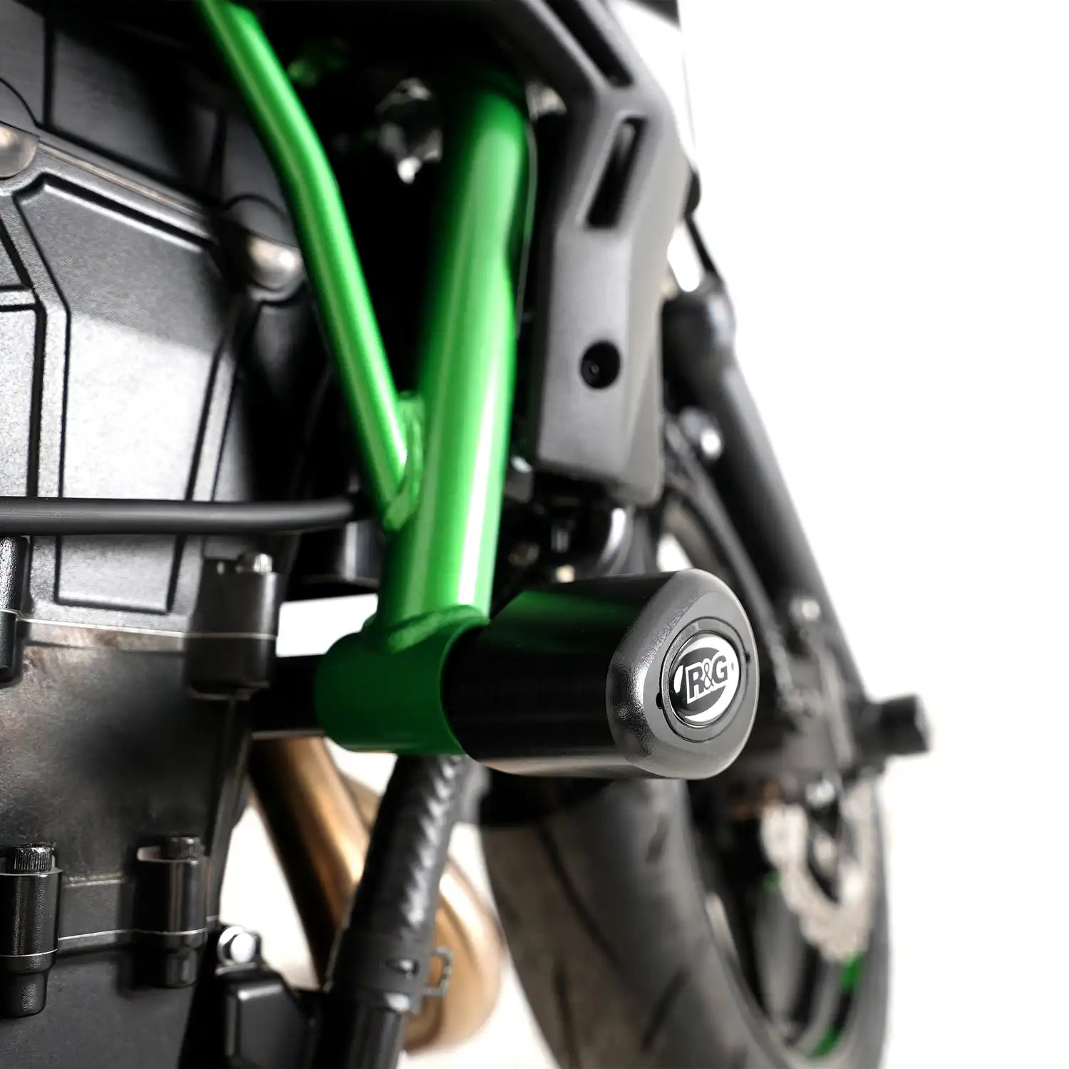 Kit completo topes de caída R&G CP0416 con brackets y tornillería específica