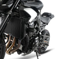 Tope de Caída R&G Aero negro instalado en Kawasaki Z900 2025 vista lateral completa