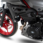 Instalación completa de sliders R&G Aero en Kawasaki Z400 sin perforar carenado