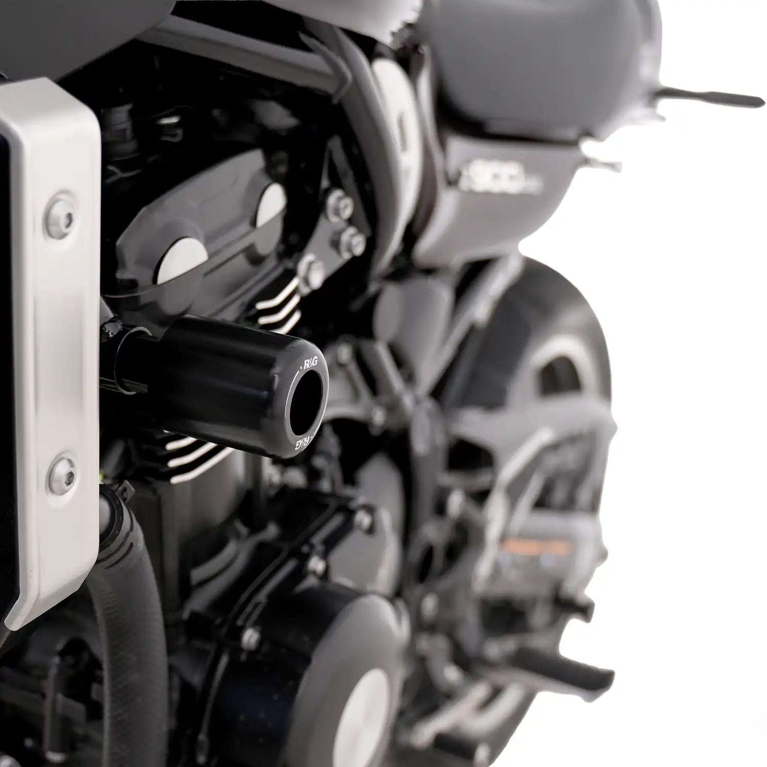 Comparativa perfil tope de caída R&G Classic style vs chasis Z900RS