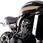Topes de Caída R&G Classic montados en Kawasaki Z900RS 2018-2024 vista lateral completa