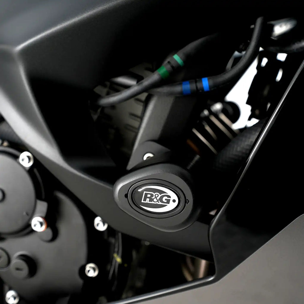 Crash protector RG Racing Aero style acabado profesional Kawasaki ZX6R