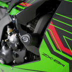 Vista lateral protector caída aerodinámico RG Racing Kawasaki ZX6R 2024