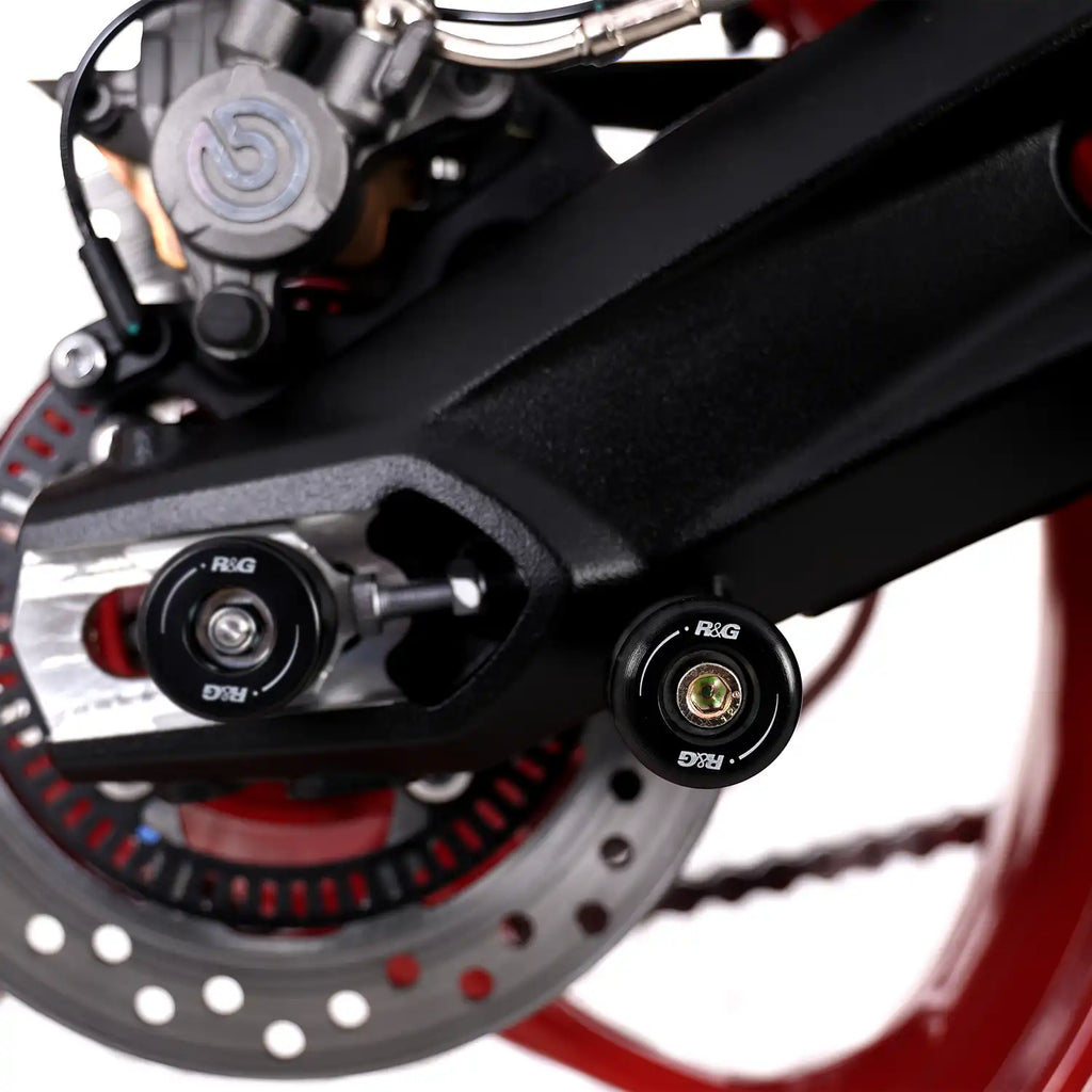 Detalle rosca M8 Carrete R&G Cotton Reel compatible BMW S1000RR