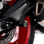Par de Cotton Reels R&G modelo CR0032 color negro para moto deportiva