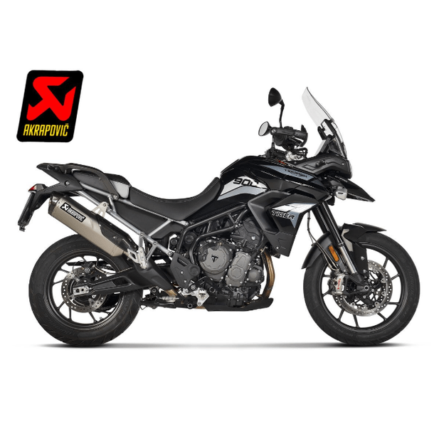 SLIP ON AKRAPOVIC TITANIUM CARBON TRIUMPH TIGER 900 2020-2024