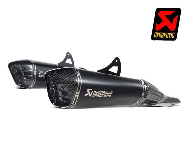 ESCAPE SLIP-ON AKRAPOVIC NEGRO TITANIO SUZUKI GSX 1300 R HAYABUSA 2021-2024