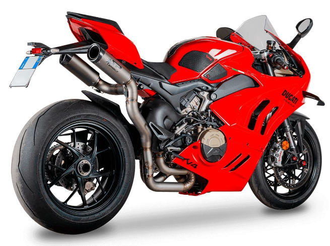Spark Slip On de Titanio 3/4 Ducati Panigale V4 / S / R 2018-2024
