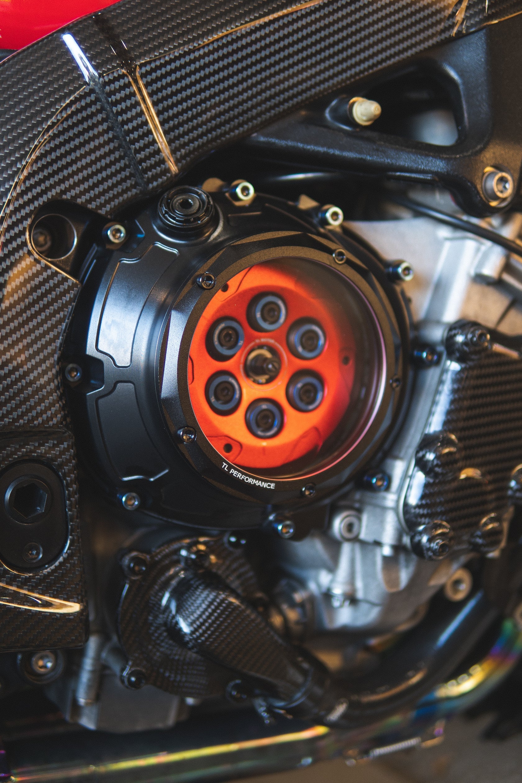 Placa de Presión para M1000rr Roja