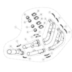 COLECTORES DE CARRERAS AKRAPOVIC INOX YAMAHA R6 2008-2024