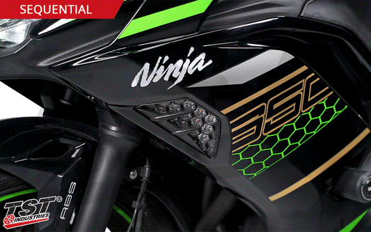 Intermitentes delanteros LED TST Nexus para Kawasaki Ninja ZX-6R 2013-2025