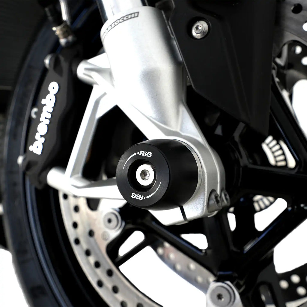 Protector horquilla R&G APEX montado en BMW S1000R 2025