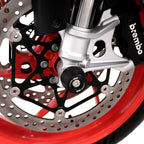 Kit completo Protector Horquilla R&G APEX FP0320BK con tornilleria acero inoxidable fondo blanco