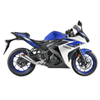 Escape completo AKRAPOVIC YAMAHA R3 2015-2025 RACING