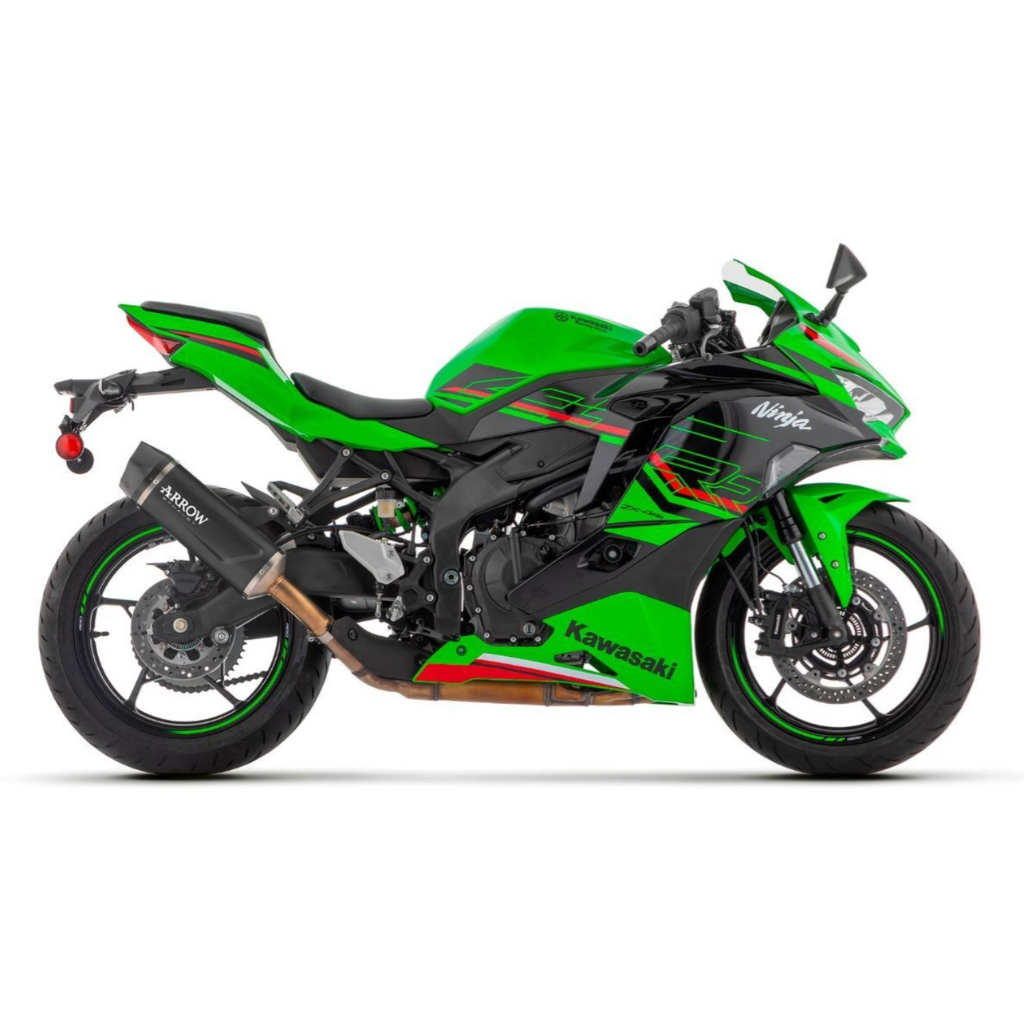 ESCAPE ARROW INDY RACE EVO DARK ALUMINIO CARBONO KAWASAKI ZX-4R
