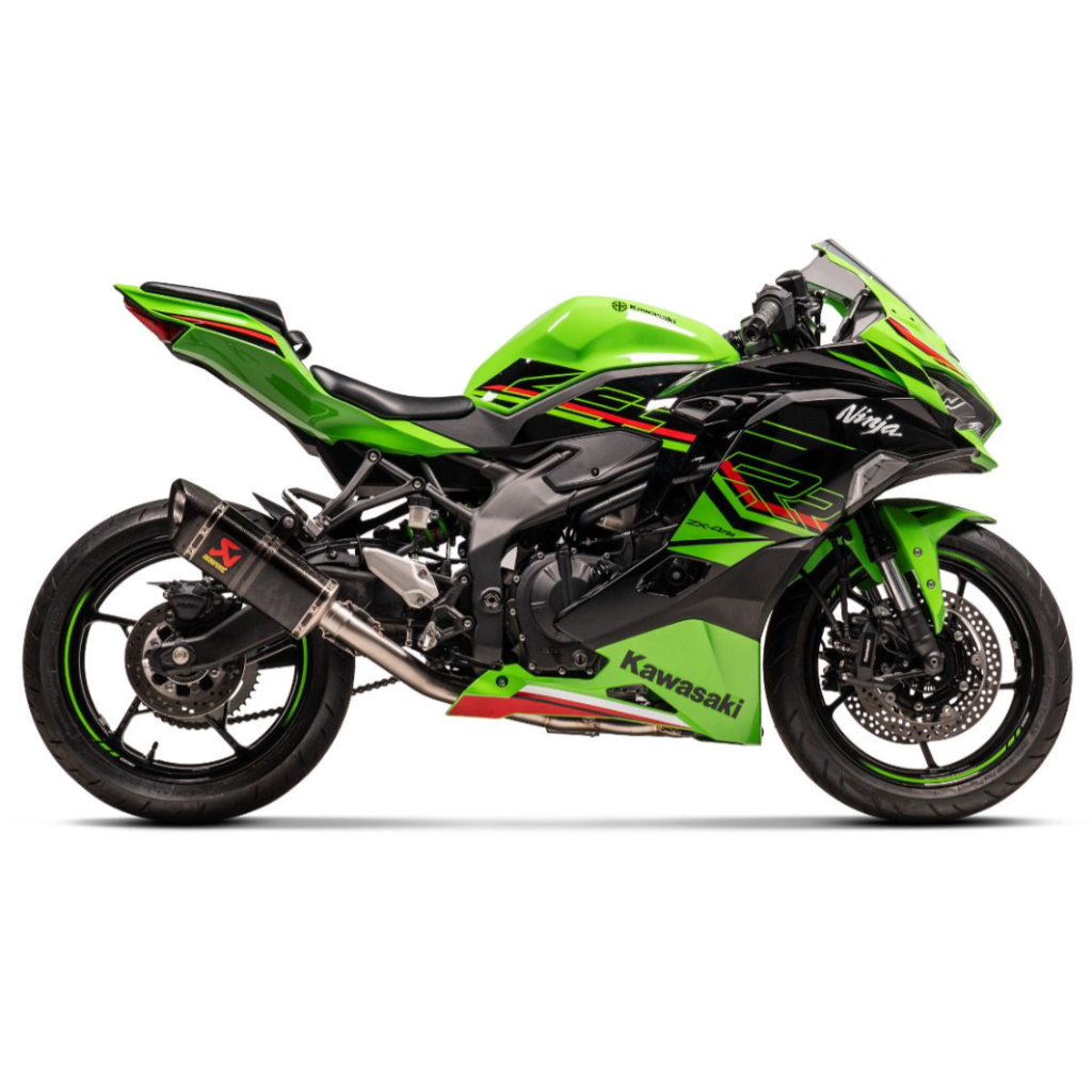 AKRAPOVIC RACING CARBON COMPLETE EXHAUST SYSTEM KAWASAKI NINJA ZX-4R / RR 2023-2025