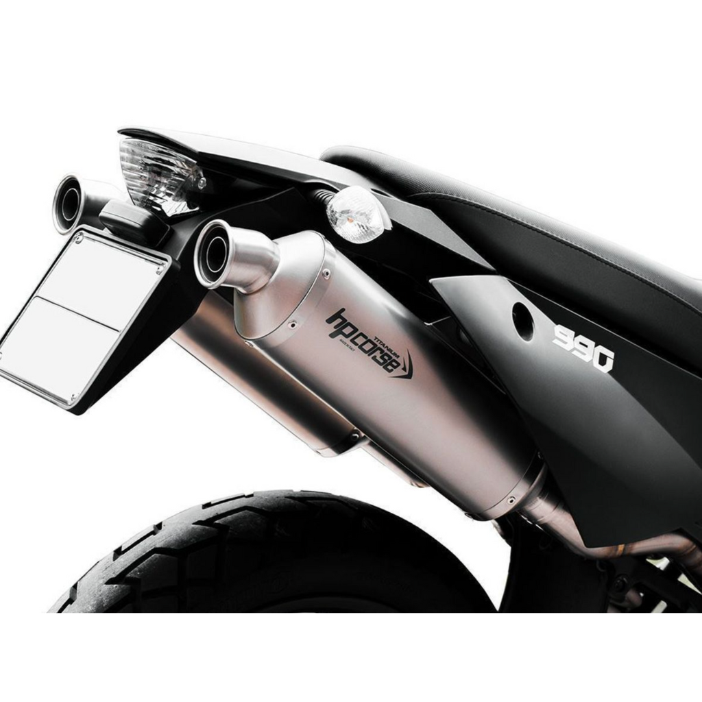 HP CORSE PAIR OF SP-1 TITANIUM EXHAUST SILENCERS KTM ADVENTURE 950