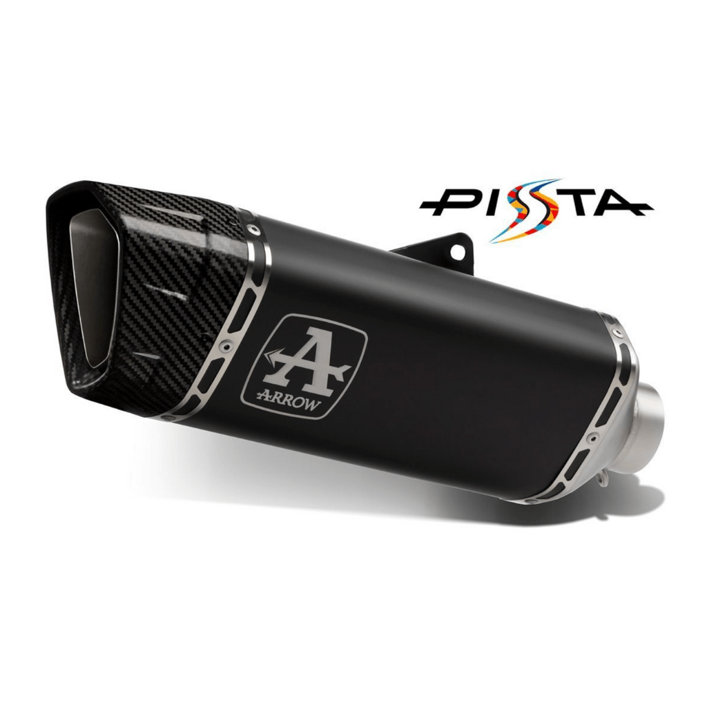 ESCAPE "PISTA" ARROW TITANIO NEGRO BMW S 1000 R / RR 2019-2024
