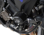 Par de frame sliders R&G Aero para Yamaha MT-10 FZ-10 fondo blanco