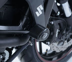 Detalle bobbin aerodinámico R&G Aero con tapa final removible color negro