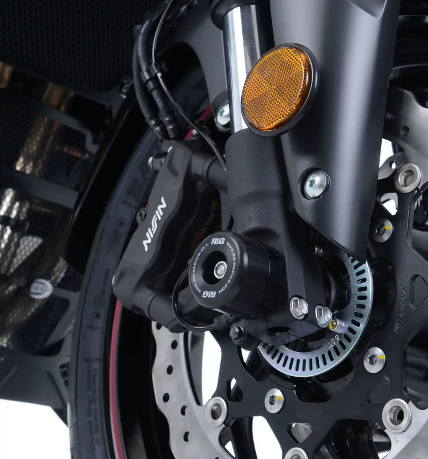 Sistema completo protectores horquilla R&G con barra unión Suzuki GSX-S750