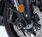 Instalación protector horquilla R&G en eje delantero Suzuki GSX-S750