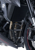 Terminación titanio anodizado protector radiador R&G para Suzuki GSR750