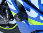 Tope de Caída R&G Aero instalado en Suzuki GSX-R1000R 2024 vista lateral derecha