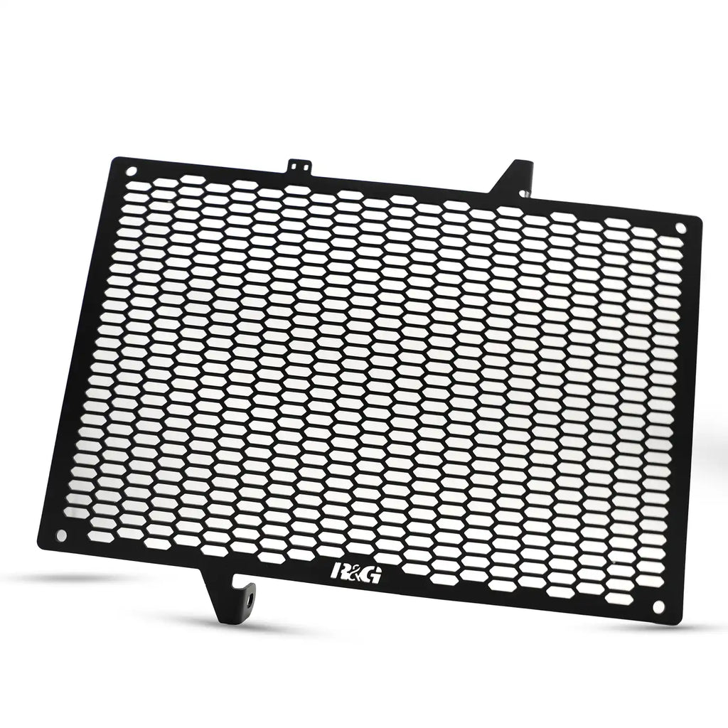 Protector radiador R&G PRO negro mate instalado Honda CB650R 2024