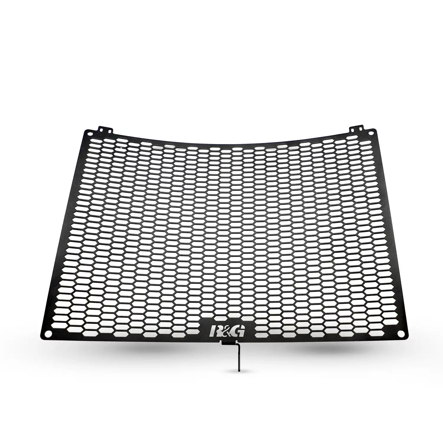 R&G PRO radiator guard RAD0300PROBK acabado powder coat negro texturizado primer plano
