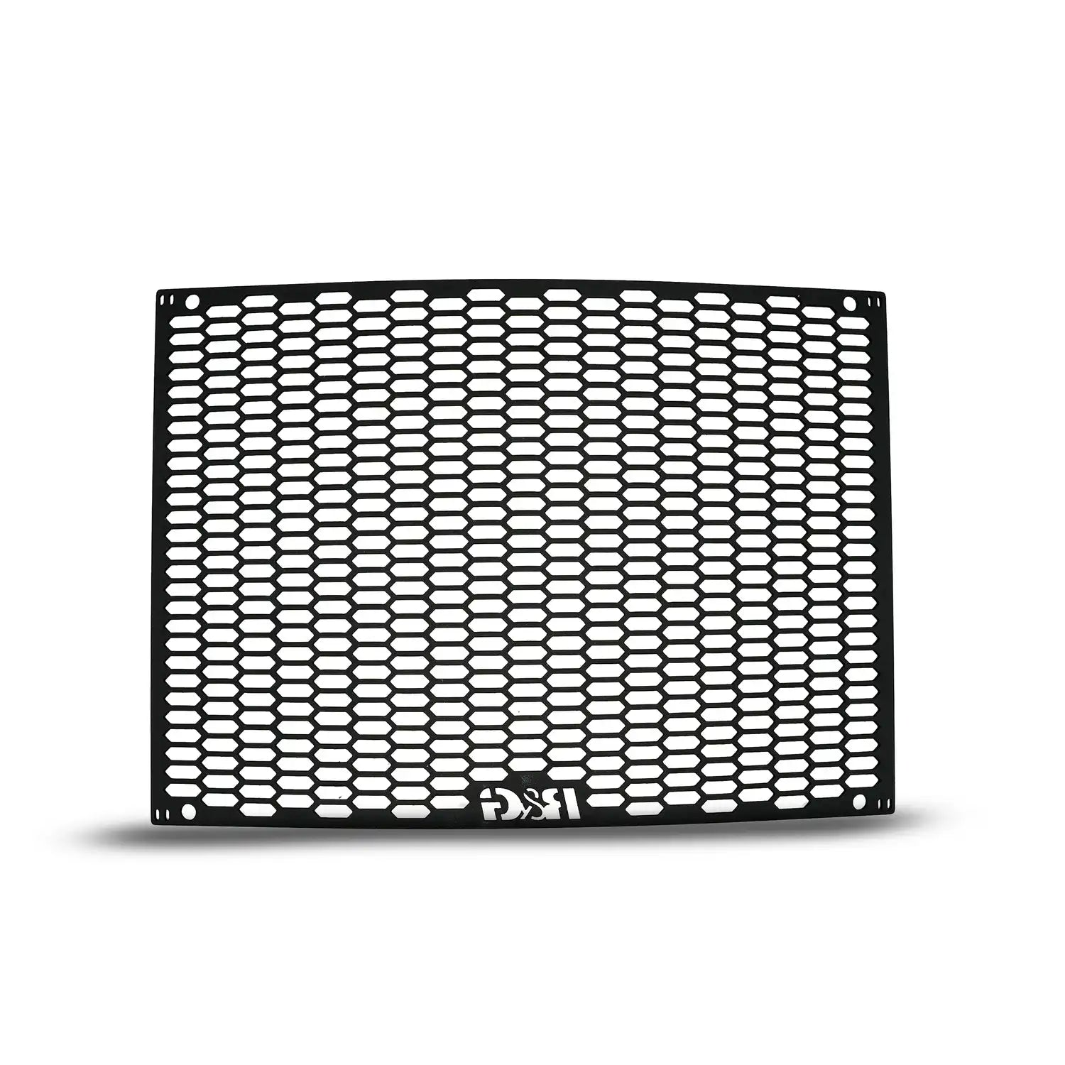 Detalle patrón hexagonal y puntos de montaje protector R&G PRO RS457