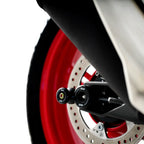Instalación de Topes de Eje R&G en basculante de BMW G310R sin perforar carenado