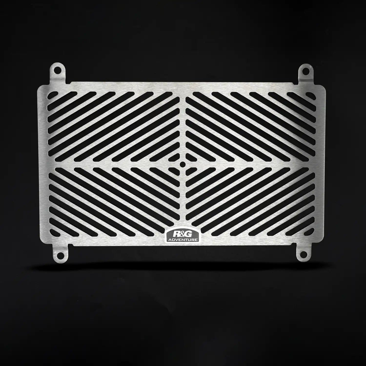 Protector de Radiador R&G acero inoxidable Kawasaki Ninja 400 Z400 vista frontal