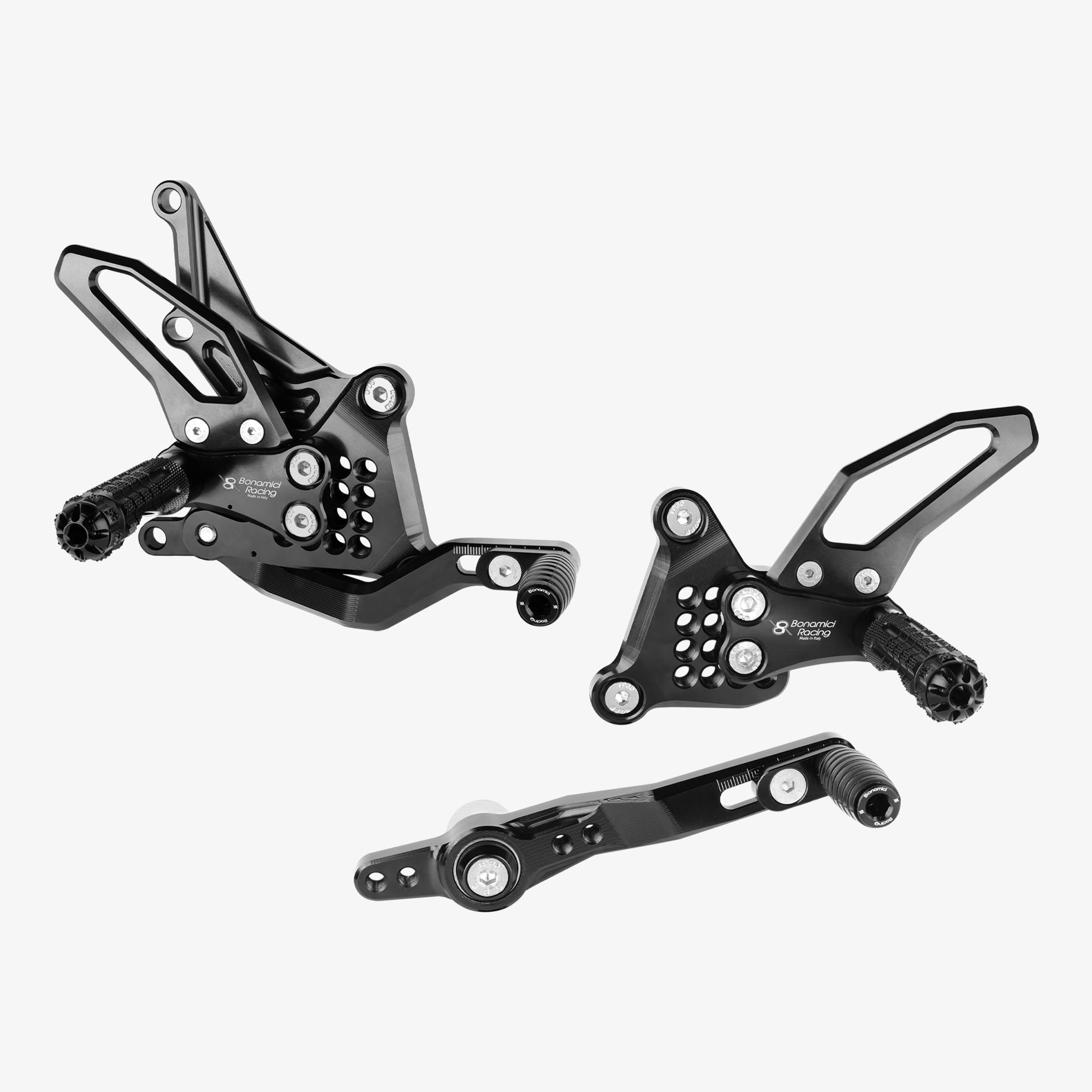 Estriberas Bonamici Racing ajustables Yamaha MT-09 2021 - 2025